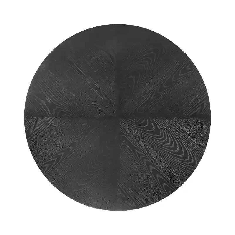 Tavolo da pranzo rotondo altezza bancone, nero / frassino chiaro / noce, 4 posti a sedere