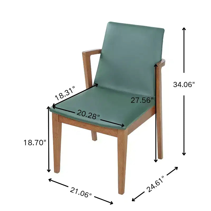 Sedie da pranzo moderne in similpelle noce e beige, set da 2