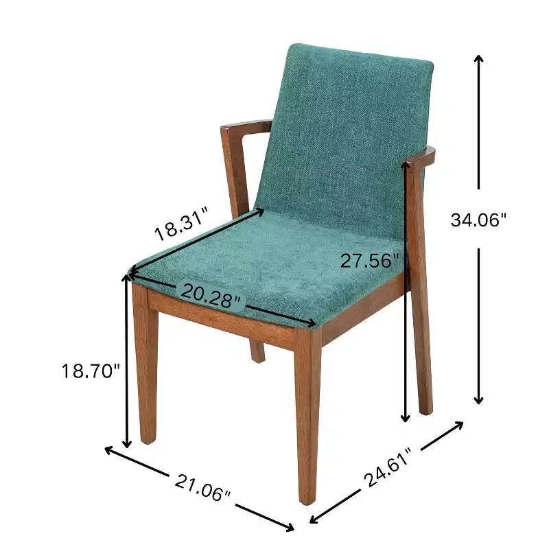 Sedie da pranzo moderne in similpelle noce e beige, set da 2