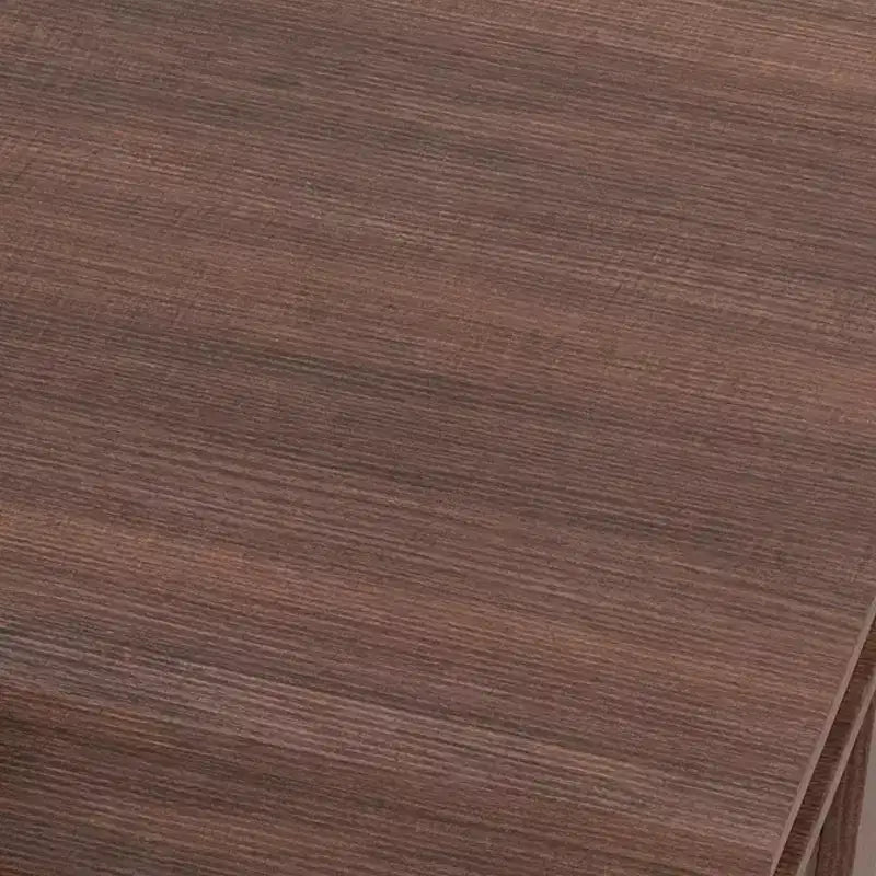 Tavolino rettangolare nero/marrone/rovere con cassetto portaoggetti
