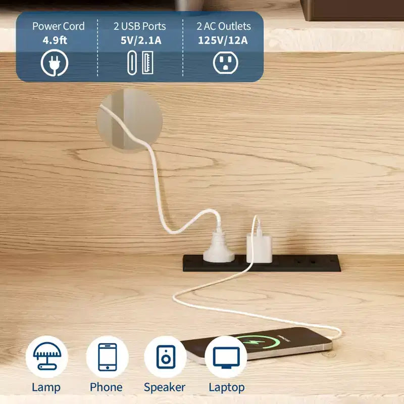 Mobile Porta Giradischi da 39,5" con Stazione di Ricarica, Contiene Oltre 350 Vinili, Mobile Moderno in Legno con Ripiani Aperti, per Soggiorno/Ufficio
