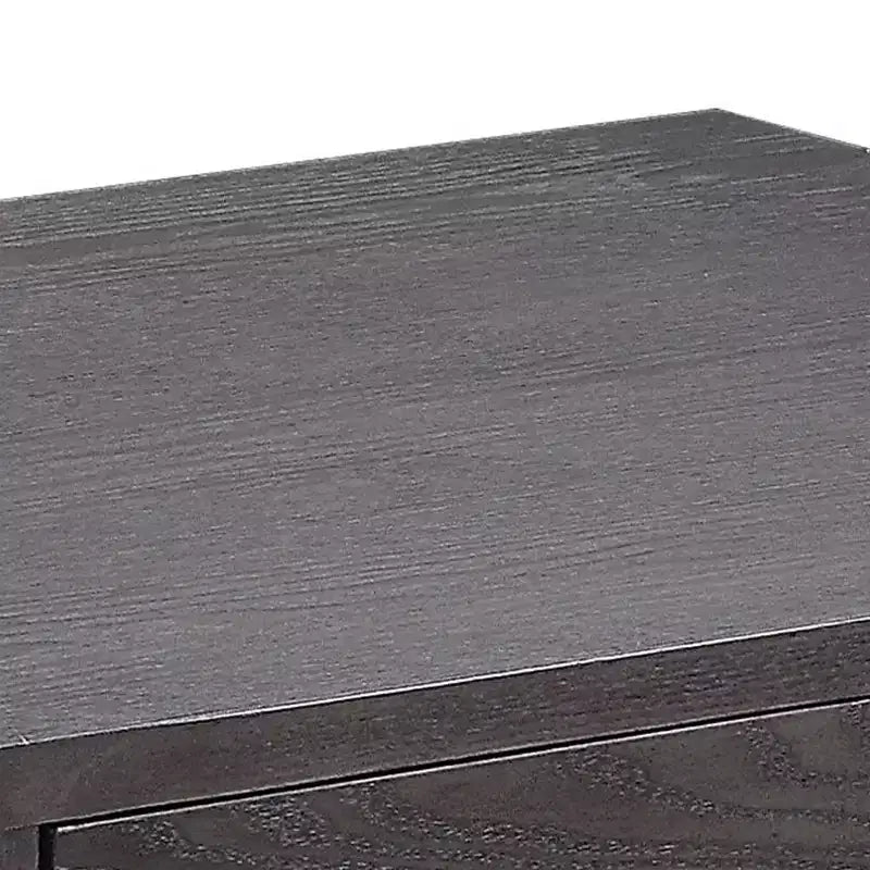 Tavolino Quadrato Grigio Rovere e Cromo per 1