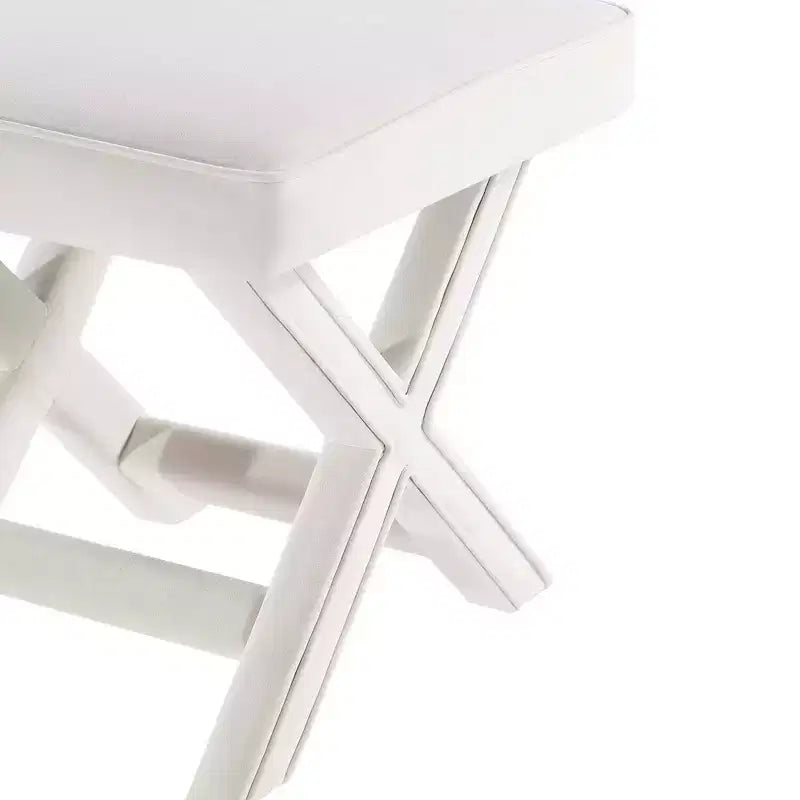 Pouf in Velluto Grigio/Verde a Quadrato, Posto Singolo