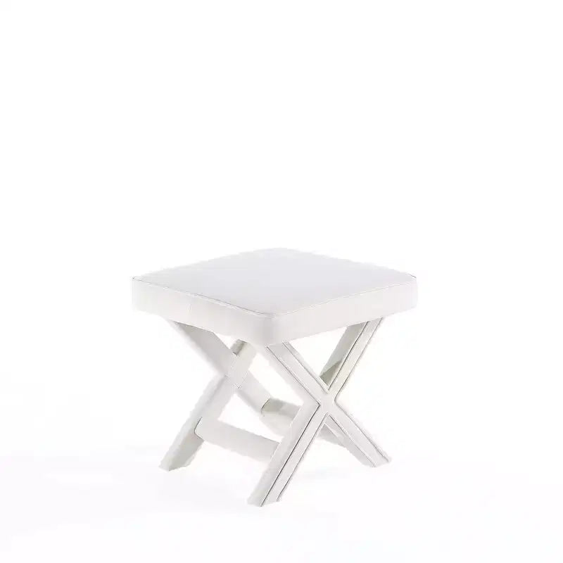 Pouf in Velluto Grigio/Verde a Quadrato, Posto Singolo