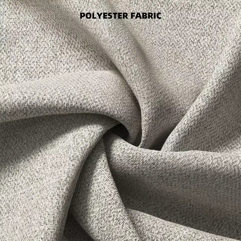 Pouf rettangolare imbottito grigio e marrone, 1 posto