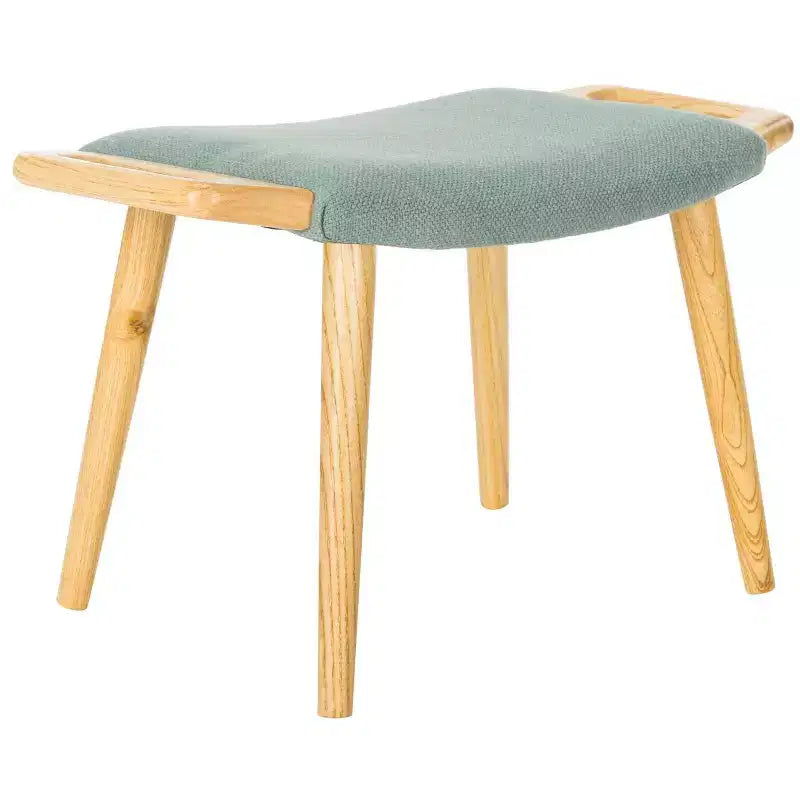 Sgabello d'accento imbottito Beige/Blu, Posti 1