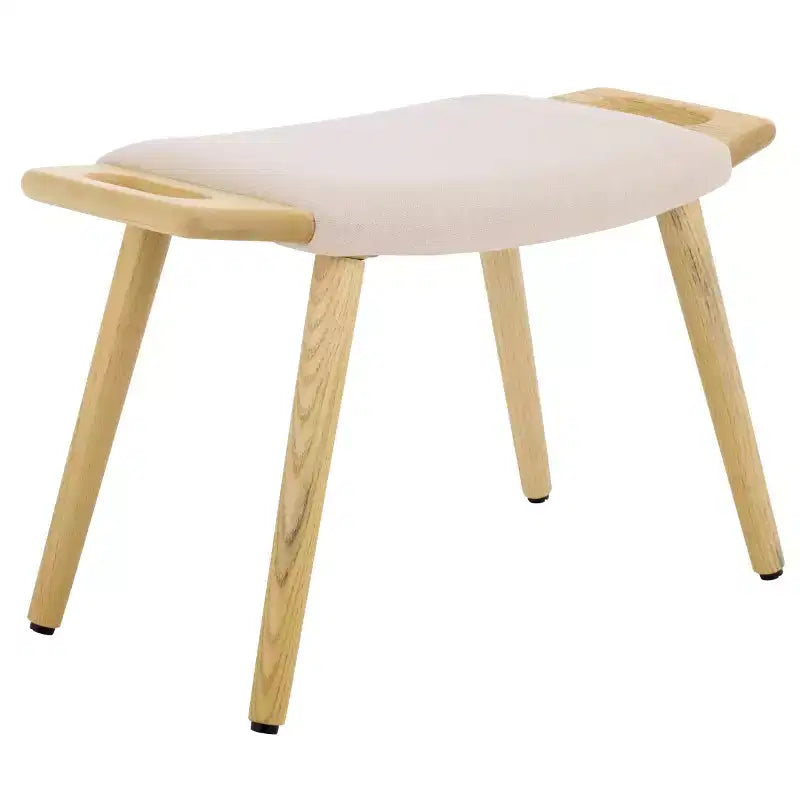 Sgabello d'accento imbottito Beige/Blu, Posti 1
