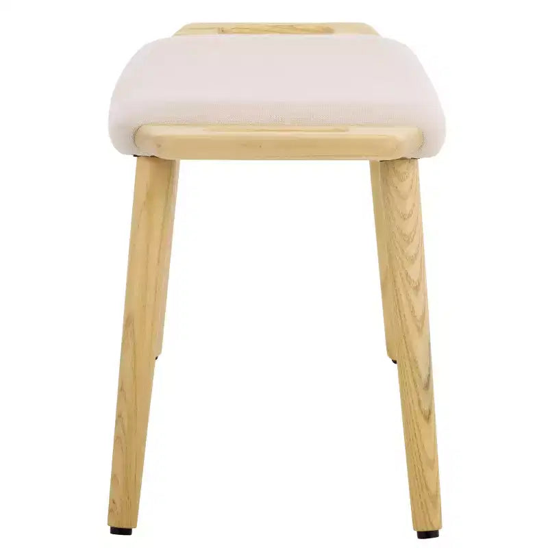 Sgabello d'accento imbottito Beige/Blu, Posti 1
