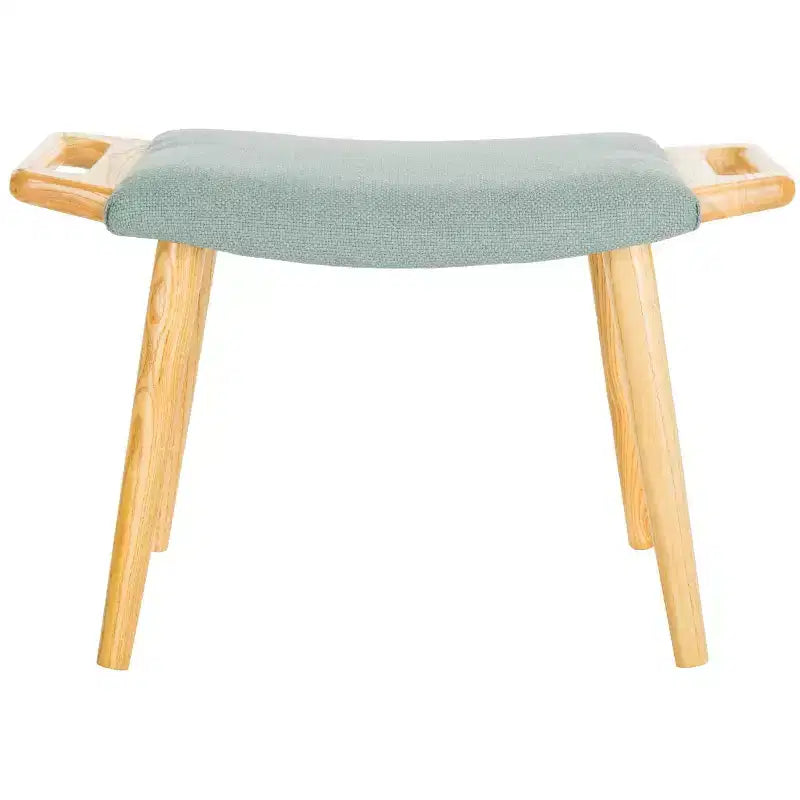 Sgabello d'accento imbottito Beige/Blu, Posti 1