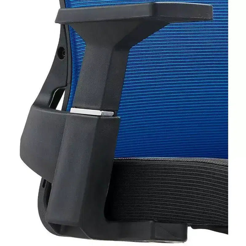 Sedia da ufficio ergonomica in rete, monoposto, girevole e inclinabile
