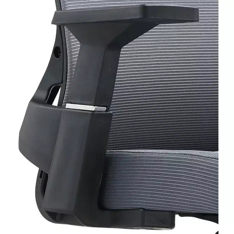 Sedia da ufficio ergonomica in rete, monoposto, girevole e inclinabile