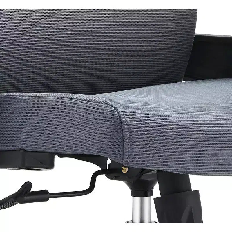Sedia da ufficio ergonomica in rete, monoposto, girevole e inclinabile